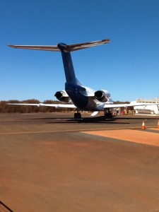 West Angelas Apron with Jet and fuel tank